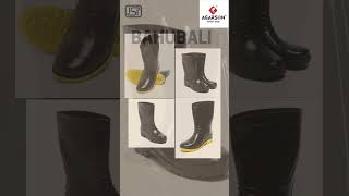 Safety shoes wholesale market  long lasting safety shoes  Babubali gumboot trending [upl. by Tonya]