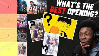 Ranking EVERY Winter 2024 Anime Opening [upl. by Hortensa308]