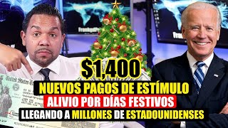 ¡Nuevos Pagos de Estímulo por Días Festivos ¡LLegando A Millones de Estadounidenses 2023 [upl. by Raphael]