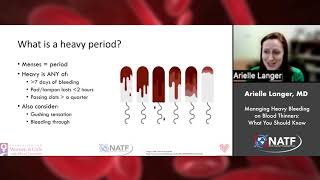 Heavy Menstrual Bleeding While on Blood Thinners [upl. by Buote]