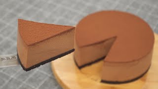 No Bake Easy Chocolate Mousse Cake [upl. by Kwei]