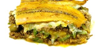 Piñon or Pastelon de Maduros Puerto Rican Lasagna [upl. by Irolam]