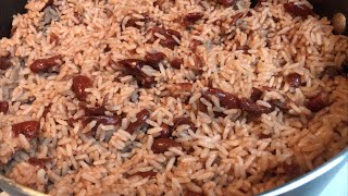 JAMAICAN RICE amp PEAS RECIPE MY VERSION  BEGINNER FRIENDLY [upl. by Tlok848]