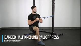 Banded Half Kneeling Pallof Press [upl. by Forlini]