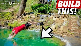 How I Built My Natural Swimming Pond Overview  DIY Pond Build Vid 1 Overview [upl. by Arondel]