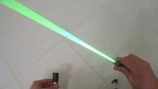 DIY How to Modify a Green Laser Pointer into a Burning Laser [upl. by Hartmunn]