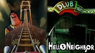 THE NEIGHBOR HAS A CREEPY ROLLER COASTER  Hello Neighbor ACT 2  Secrets [upl. by Giraldo81]