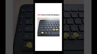 POV How to train developers foryou codememes programming funny coding computerlanguages [upl. by Gusta]