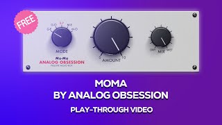 Analog Obsessions Free MOMA Plugin  PlayThrough  No Talking [upl. by Nelleyram]