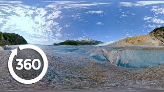 Mendenhall Glacier Helicopter Tour 360 Video [upl. by Miche]