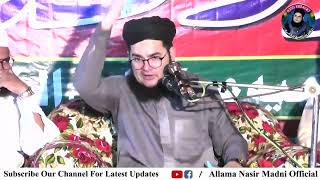 Allama Nasir Madni New Very Funny Bayan 2024 [upl. by Taka391]