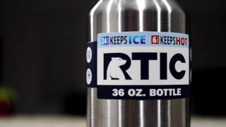 RTIC 36 OZ Bottle Unboxing and First Impressions [upl. by Nosecyrb]