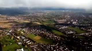 Ryanair Landing in Manchester with OnTime Announcement [upl. by Akela]