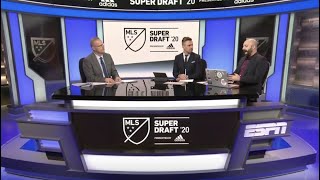 2020 MLS SuperDraft FULL BROADCAST  Who Did Your Club Take [upl. by Eeltrebor]