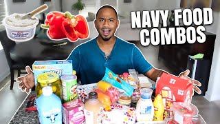 WEIRD FOOD COMBOS NAVY EDITION pt 1  Alonzo Lerone [upl. by Dorcus62]