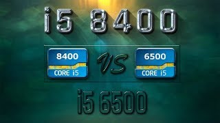 i5 8400 vs i5 6500 Benchmarks  Gaming Tests Review amp Comparison [upl. by Malilliw405]