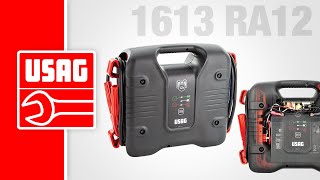 USAG 1613 RA12  Avviatore professionale portatile 12V [upl. by Rivy507]