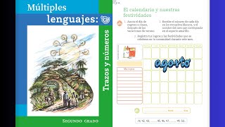 El calendario de nuestras festividades agosto página 10  Múltiples lenguajes trazos y números [upl. by Loreen]