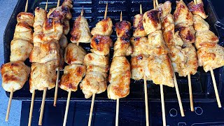 Cuisiner avec moi les BROCHETTE DE POULET au grillsuper bon [upl. by Larissa883]