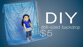 5 DIY Doll Photo Backdrop [upl. by Atinaj]