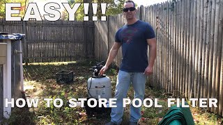 How To Store a Pool Filter for the Winter [upl. by Enelloc435]