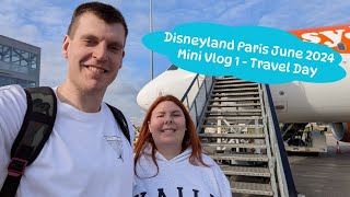 Disneyland Paris June 2024  Mini Vlog 1  Disney Travel Day [upl. by Nommad]