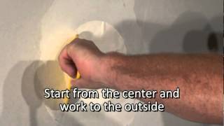 How to Fix or Repair a Hole in Drywall using the Drywall Plug  The no brainer way [upl. by Strawn]