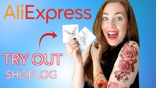 TIJDELIJKE TATTOOS VOOR 3 EURO DIY  ALIEXPRESS SHOPLOG  ♥ iamtheknees [upl. by Trembly]