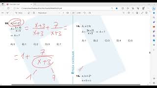 Puza Math 1 Sayılar Test 10 11 12YÖS [upl. by Pollitt897]