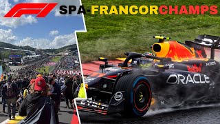 BELGIUM F1 SPA  FRANCORCHAMPS 2023  VLOG  GOLD 4 VIEW [upl. by Llertnad]