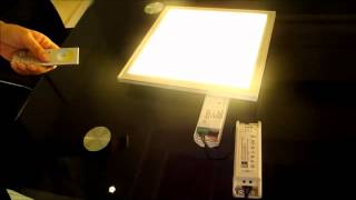 Dimming led panel light with rf dimmer [upl. by Melton]