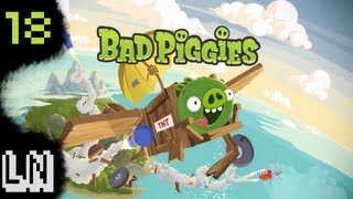 Lets Play Bad Piggies 18  The L Car patent pending [upl. by Ennaej722]