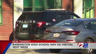 Barrington High School mulls shift to virtual learning amid threat investigation [upl. by Sloane]