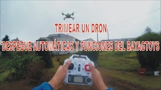 TRIMEADO DE UN DRON Y NOVEDADES SOBRE EL BAYANGTOYS [upl. by Ecinahs910]