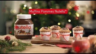 Recette de muffins aux pommes et au Nutella ® [upl. by Vernier976]