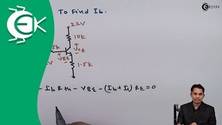 Voltage Divider Biasing in DC Analysis Problem 1  Bipolar Junction Transistor  Analog Electronics [upl. by Pollerd]