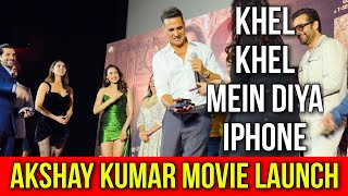 Akshay Kumar Funny Moment with Media  Funny Game Media amp Akshay Kumar  Akshay Kumar Movie Launch [upl. by Rorke]