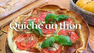 Quiche au thon delicious and light starter Perfect for spring and summer [upl. by Noyad]