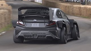 The 670hp9500rpm 2024 Subaru WRX ‘Project Midnight’ Time Attack MONSTER at Goodwood FoS [upl. by Weinstock]