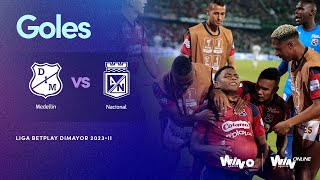 Medellín vs Nacional goles  Liga BetPlay Dimayor 20232  Cuadrangulares  Fecha 2 [upl. by Lenoil]