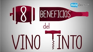 8 Beneficios del Vino Tinto [upl. by Saied503]