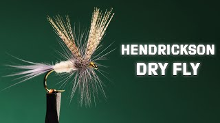 Hendrickson Dry Fly Pattern  Historic amp Effective  Fly Tying Tutorial [upl. by Bonnette740]