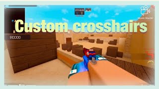 Custom crosshairs in Roblox counter blox [upl. by Euqinahs]