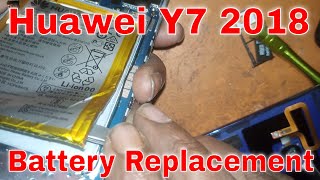 Huawei Y7 2018 Battery Replacement How To Change Y7 Prime Battery Huawei Y7 Prime 2018 LDNL21 LDN [upl. by Nairot]