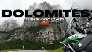 Crysis in DOLOMITES and Bruneck quick tour  From Norway To Alps on Motorcycle Ep 3 [upl. by Morganstein]