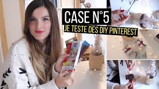 Calendrier de lavent case n°5  Je teste des DIY Pinterest de Noël  tribulationsdanais [upl. by Mallissa207]