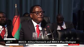 BRICS Summit I Statement by Malawis President Lazarus Chakwera [upl. by Trinia764]