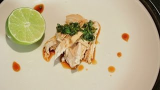 Chinese Boiled Chicken w Ginger Soy Sauce amp Chicken Consomme Gluten Free Recipe [upl. by Ainolloppa]