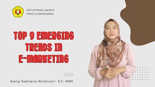 TOP 9 EMERGING TRENDS IN EMARKETING IN 20242030 [upl. by Stearn538]