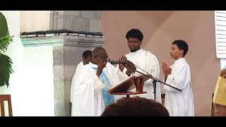 Messe du 5ème jour Neuvaine NotreDame du Mont Carmel à Basse Terre Guadeloupe 2024 [upl. by Enyamrahs]